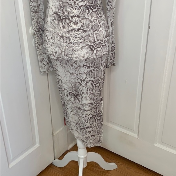 LEITH•SNAKE PRINT•DRESS - Picture 2 of 10
